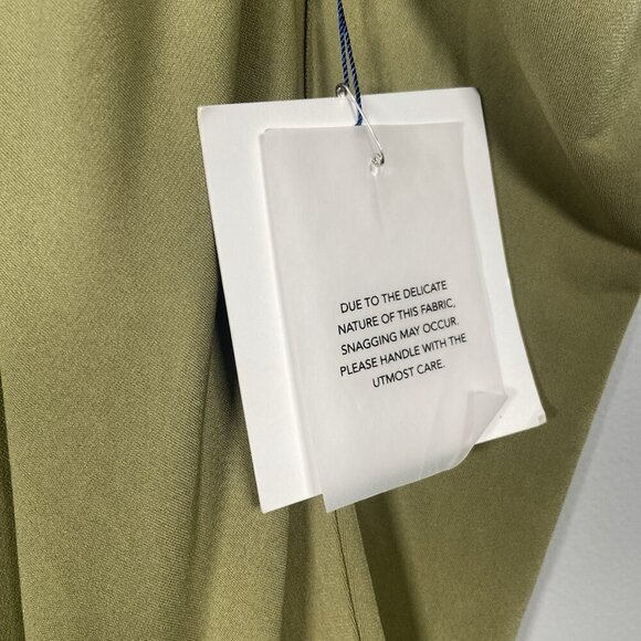 Revolve Majorelle Darla Midi Dress Women's Size S Olive Green Cut Out Party NWT - Picture 8 of 14